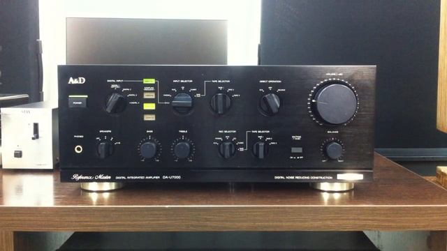 A&D DA-U7000 Проверка усилителя по цифровому входу. смотреть онлайн