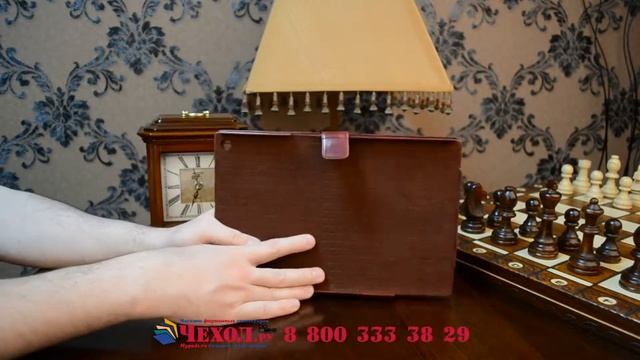 Чехол с мульти-подставкой для Sony Xperia Tablet Z 1 (SGP311/312/321) из кожи бордо смотреть онлайн