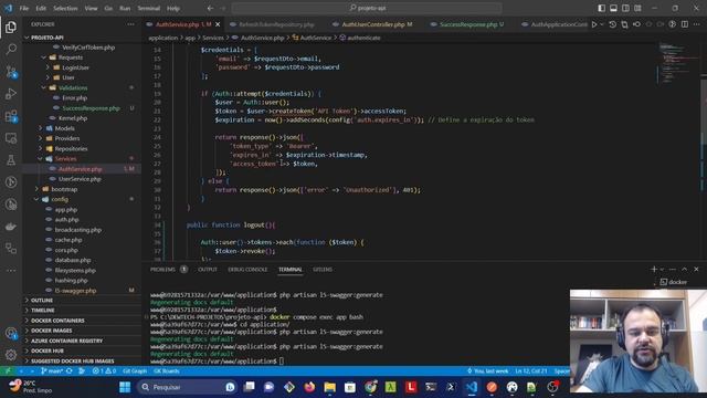 API com Laravel, PHP, NGINX, POSTGRES e REDIS: Parte 5 - Logout, ValidateToken e ResfreshToken смотреть онлайн