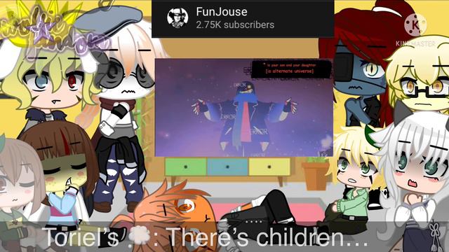 Undertale Reacts To Underverse||Part 1||GCRV||Undertale Reacts||1/?