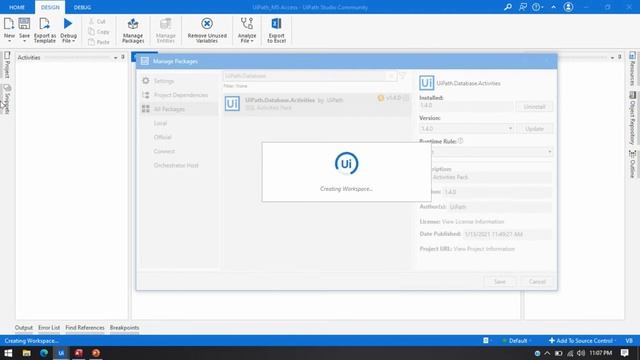 MS Access Activities in UiPath | Which UiPath Package Should be Installed for MS Access? | UiPathRP смотреть онлайн