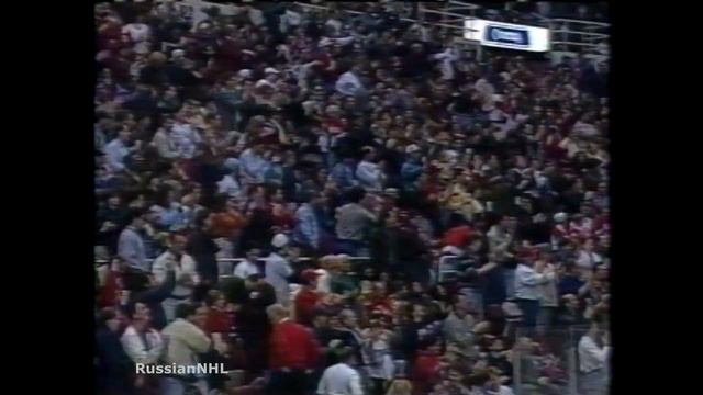 Russian Five scores vs Mario Lemieux and Jaromir Jagr's line (3 feb 1996) смотреть онлайн