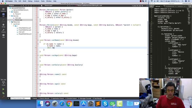 Tutorial Qt Creator - QML - TableView & QAbstractTableModel смотреть онлайн