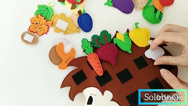 Супер Ёжик / ОБЗОР развивающей игрушки из фетра. смотреть онлайн
