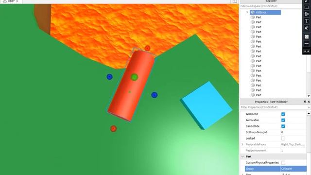 How to Make a With Lava Obby in ROBLOX Studio 2018! смотреть онлайн