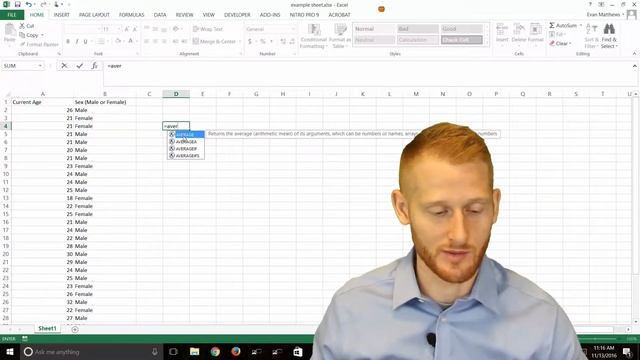 Calculating Averages in Excel (UPDATED VERSION IN DESCRIPTION) смотреть онлайн