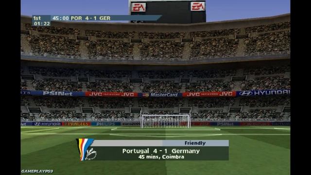 UEFA Euro 2000 (PS1 Gameplay) смотреть онлайн