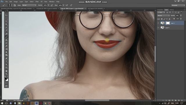 Цветной акцент. Photoshop смотреть онлайн
