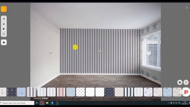 Выбор обоев через 3D примерочную Oboi-Store смотреть онлайн