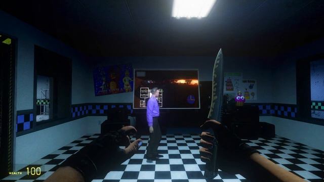 Garry's Mod Freddy Fazbears Pizza (very bad map) night 1 and 2 смотреть онлайн