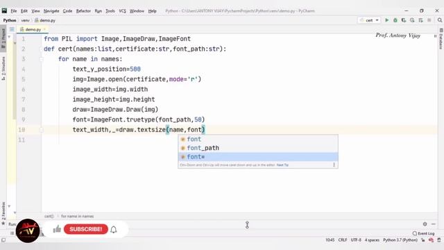 Generate Unlimited Certificates in Python | No add-ons | No additional software |Prof.Antony Vijay смотреть онлайн