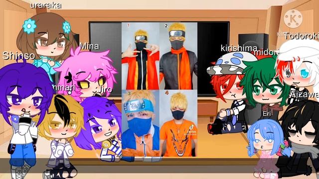 Mha Reacts To Bakugou Past Life/bakugou As Naruto / Naruto X Mha / Bakugou _x Katsuki ☺️/ Original?