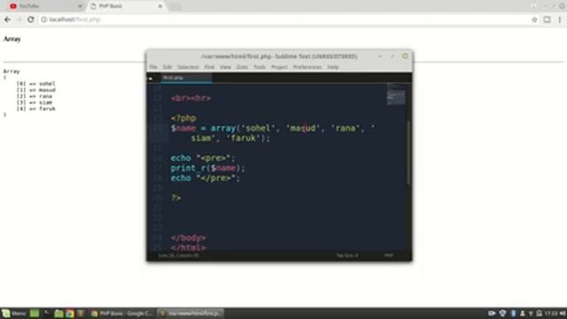 PHP bangla tutorial 2018 part-26 (ARRAY) смотреть онлайн