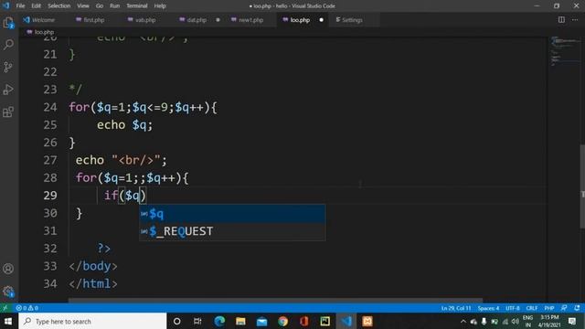 php for loop || Php hindi tutorials || do while loop in php || codewithbhai || by zulfikar смотреть онлайн