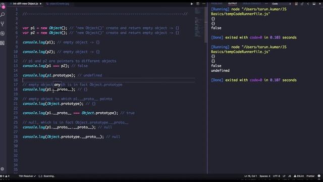 Creating Javascript Object new Object Part 1 #57 смотреть онлайн