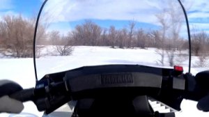 Обзор снегохода YAMAHA VIKING 540. Закрываем снегоходный сезон !