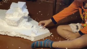 Как убрать пенопласт