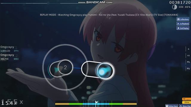 Koi no Uta (Tonikaku Kawaii OP) - Akari Kito osu! (98.83%) смотреть онлайн