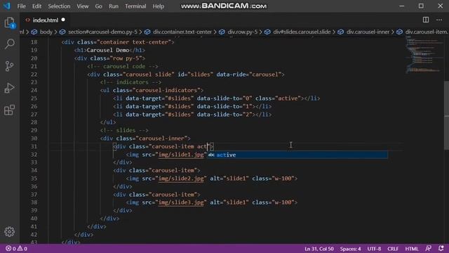 How to create Carousel in bootstrap 4 in Hindi | How to create Image Slider or Carousel in Bootstra смотреть онлайн