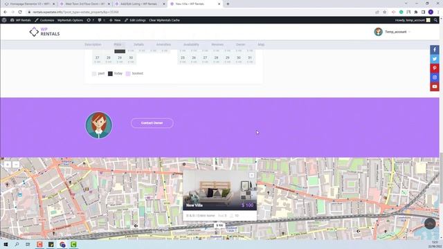 How to set the location of a property on the map in WP Rentals смотреть онлайн