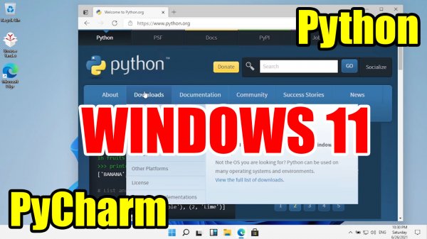 Как установить Python и PyCharm в Windows 11