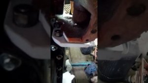 двигатель смд -22на ЗИЛ 131 переходная плита(изготовление) подгонка колокола КПП зил