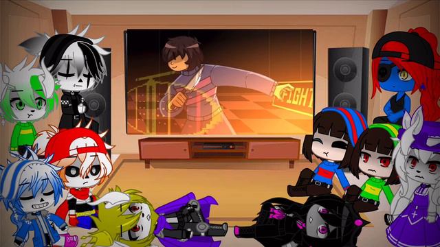 Undertale Reacts To DUSTTALE - Stronger Than You (Murder Sans Parody) / Animation (Gacha Club) смотреть онлайн