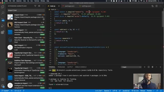 10 Helpful VS Code Extensions for JavaScript смотреть онлайн