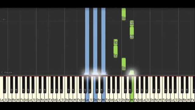 LA LA LAND Tutorial Synthesia MIDI AND SHEET Piano смотреть онлайн