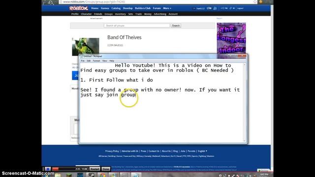 ROBLOX: How to Claim No owner groups! (Working - 2019) смотреть онлайн
