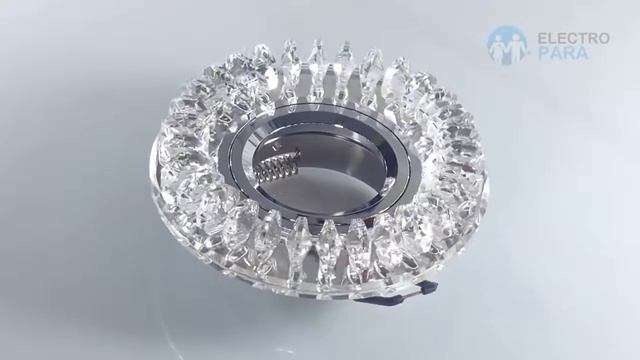 K220 CH Ambrella, обзор точечного светильника смотреть онлайн