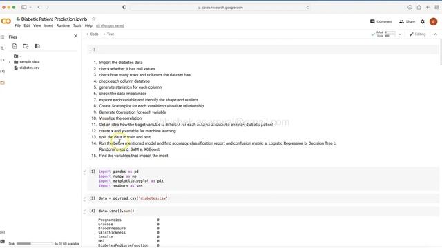 Python Data Science Portfolio Project to Predict Diabetes | End to End Project смотреть онлайн
