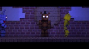 «LOOK AT ME NOW - REMASTERED» FNAF Minecraft Music Video | 3A Display