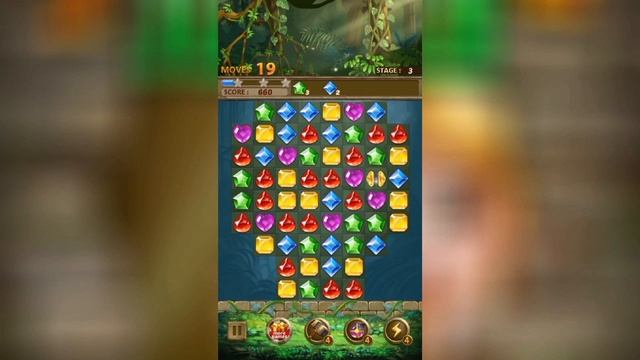 Jewels Jungle Gameplay - ANOTHER MATCHING GAME! смотреть онлайн