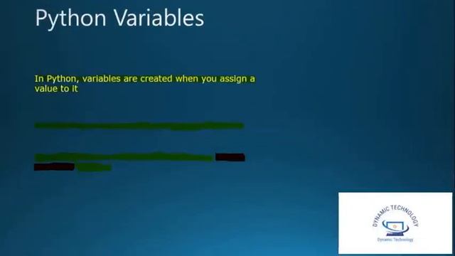 Python-2:syntax, indentation, variable and comment смотреть онлайн