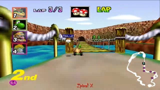 MARIO KART 64 AMPED UP FULL GAMEPLAY - THE BEST MK64 ROMHACK смотреть онлайн