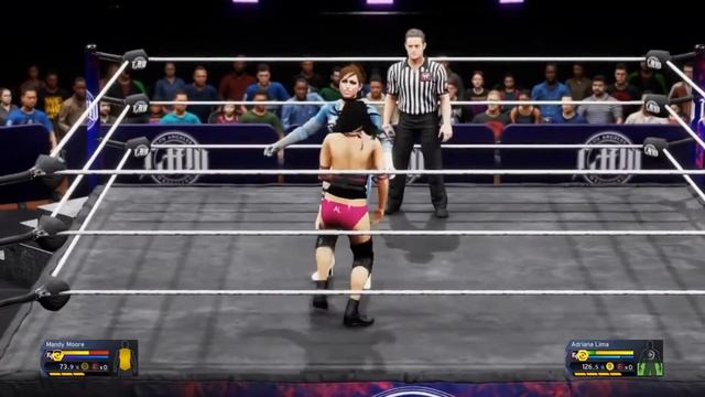 Adriana Lima vs. Mandy Moore WWE 2k20 Rivals Match смотреть онлайн