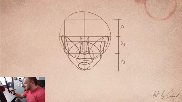 How to Draw the HEAD and FACE - REILLY METHOD - Art Tutorial смотреть онлайн