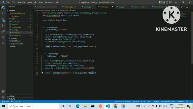 Database Connectivity In FastAPI | Foreignkey Relationships In Fastapi