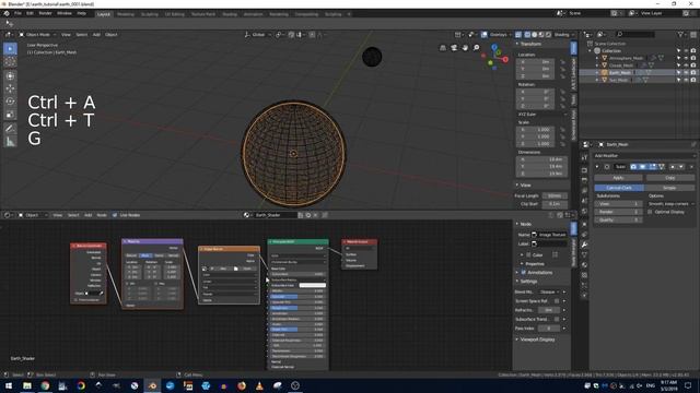 Create a Sunrise from the Moon in Blender 2.8 - Part 2 - Setting up the Scene & Shading смотреть онлайн