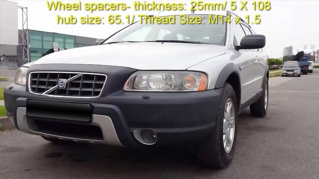VOLVO XC70 Wheel spacers. Volvo XC70 проставки, расставки колес. Volvo XC70 ratų praplatintojai. смотреть онлайн