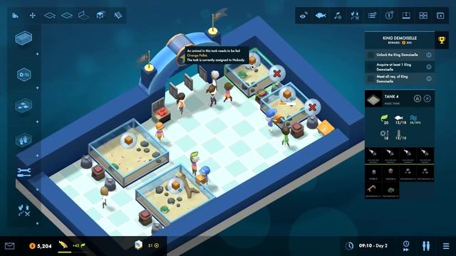 Build Manage and Own an Aquarium! - Megaquarium Gameplay Impressions смотреть онлайн