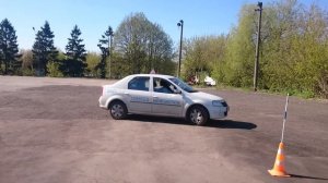 Этому не учат в Автошколах Заезд на эстакаду без ручника и змейка