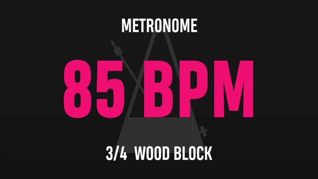 85 BPM 3/4 - Best Metronome (Sound : Wood block) смотреть онлайн