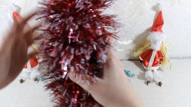 Елка из мишуры/Новогодние идеи/Поделки и подарки своими руками смотреть онлайн