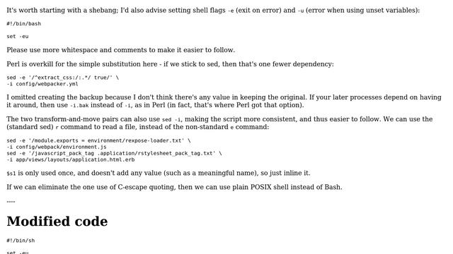 Code Review: Bash code to install bootstrap in a Ruby on Rails repository (2 Solutions!!) смотреть онлайн