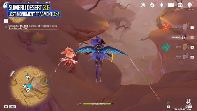 All 4 Lost Monument Fragments Genshin Impact смотреть онлайн