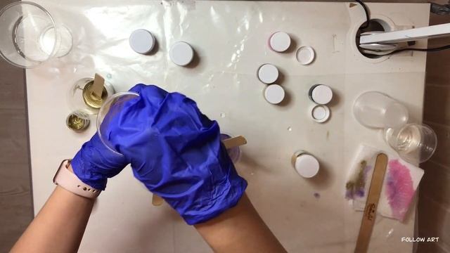 Resin Art.Подробный мастер класс.Картина эпоксидной смолой смотреть онлайн