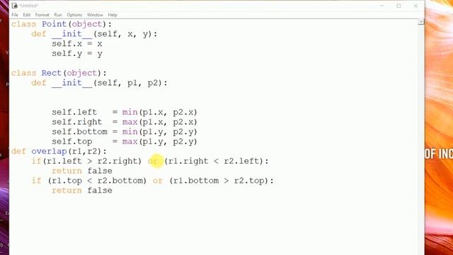 Python Interview: Find if two rectangles overlap (coding) in Hindi смотреть онлайн