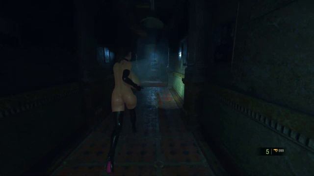 Resident Evil 2 Remake Claire Nekomosume SD Latex Black 18+ смотреть онлайн